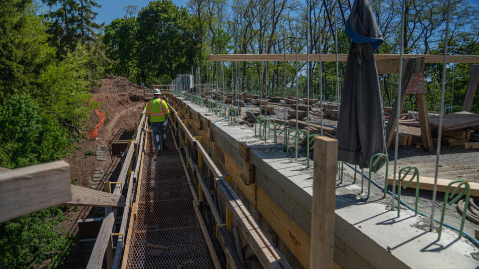 Lake Park Arch Bridge Reconstruction - June