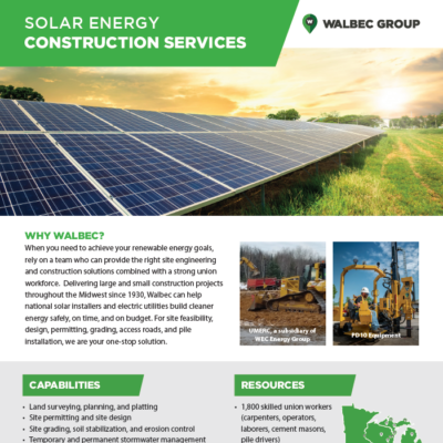 Solar Energy Construction Services