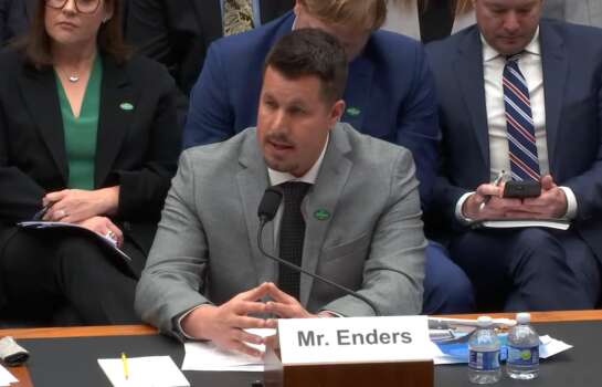 Brian Enders Testifies in front of the U.S. House of Representatives in Washington D.C