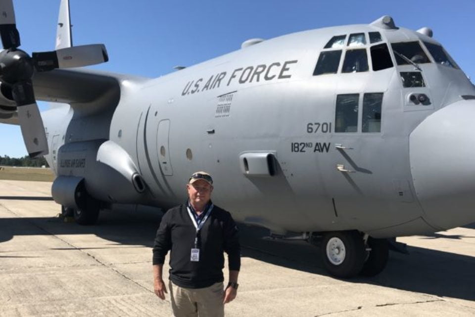 Steve Higgins and the C-130