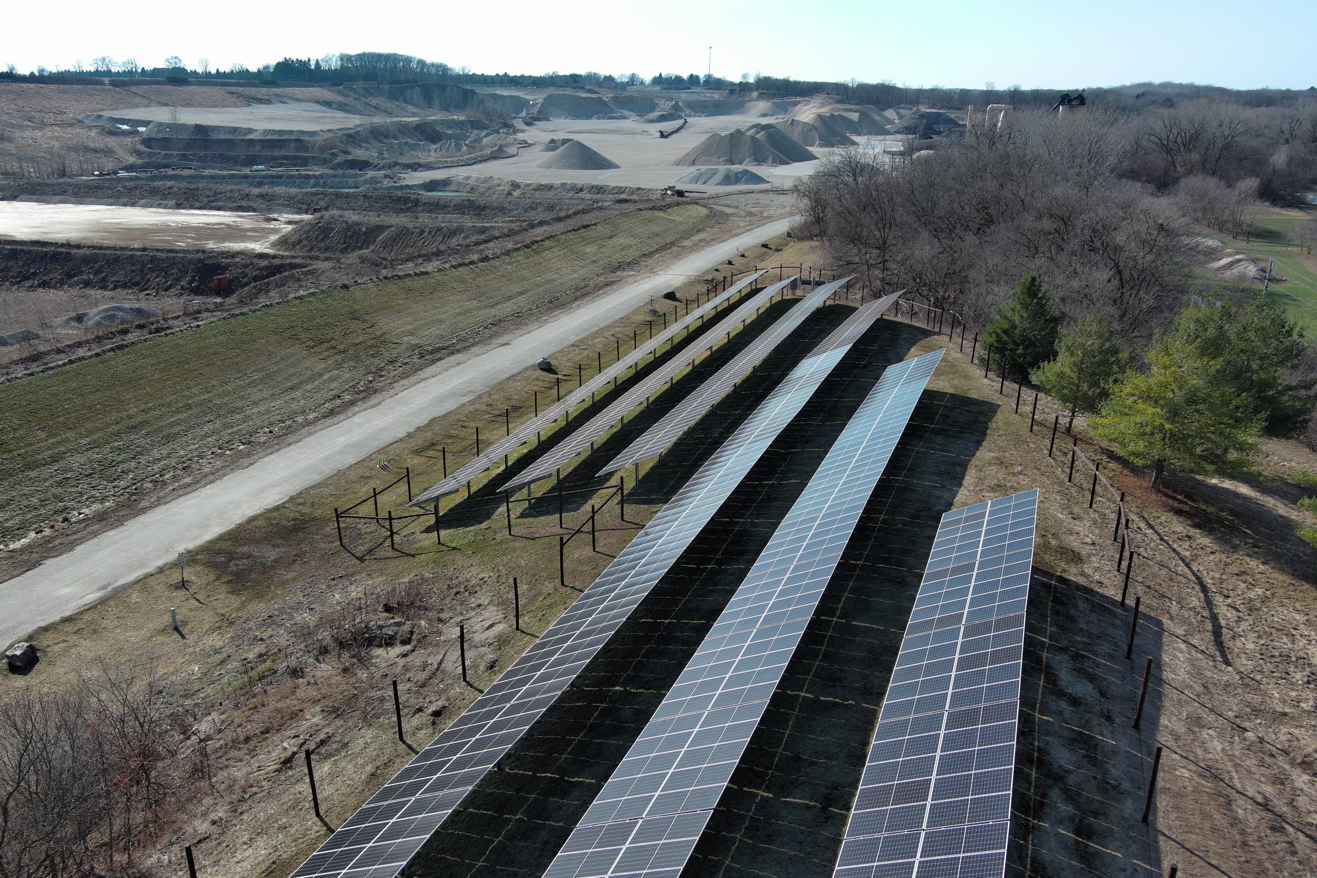 Aerial view of Sussex Plant