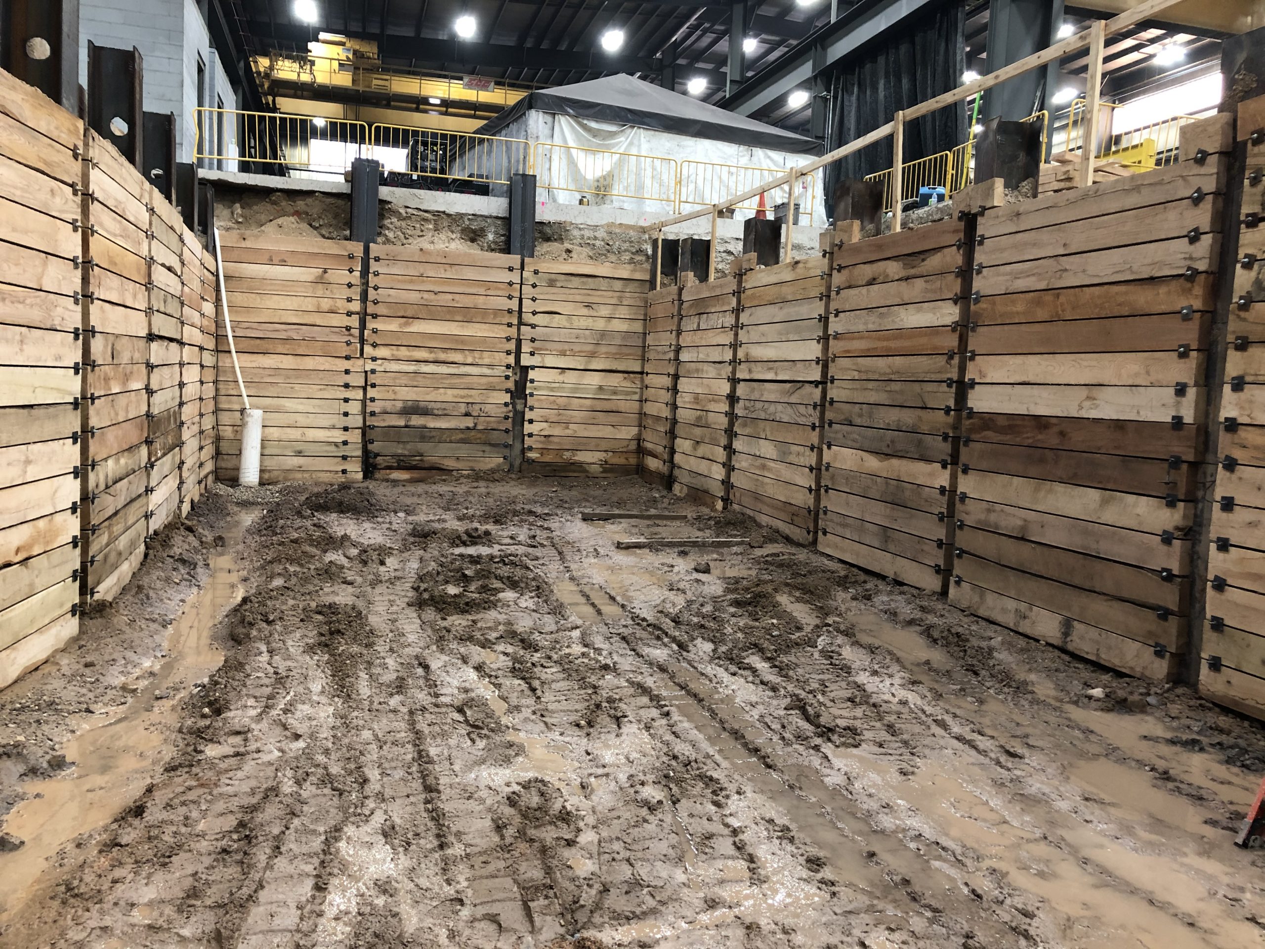 Indoor view of foundations & earth retention of Scot Forge Spring Grove, IL.