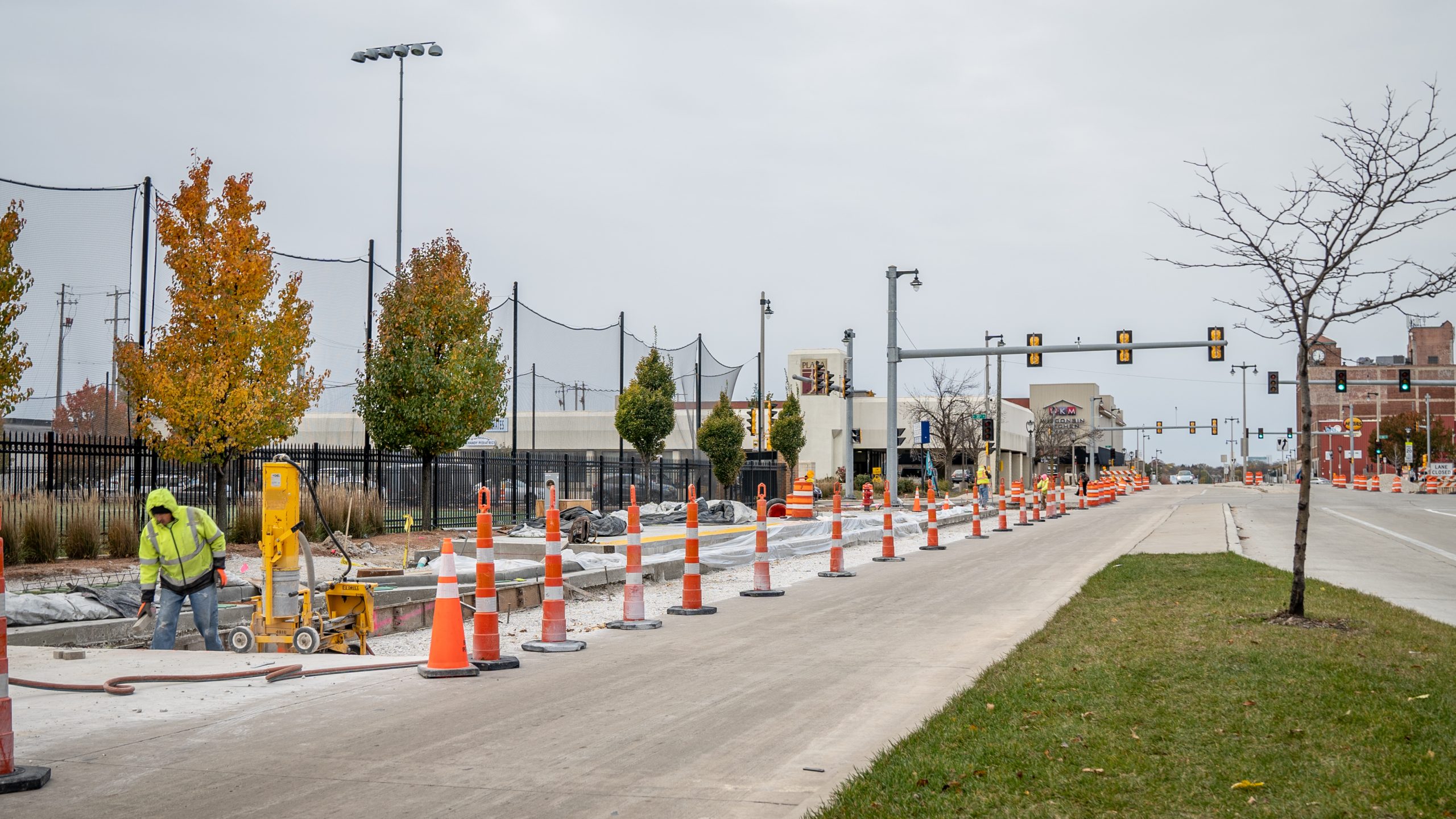 Construction project of the East-West Bus Rapid Transit