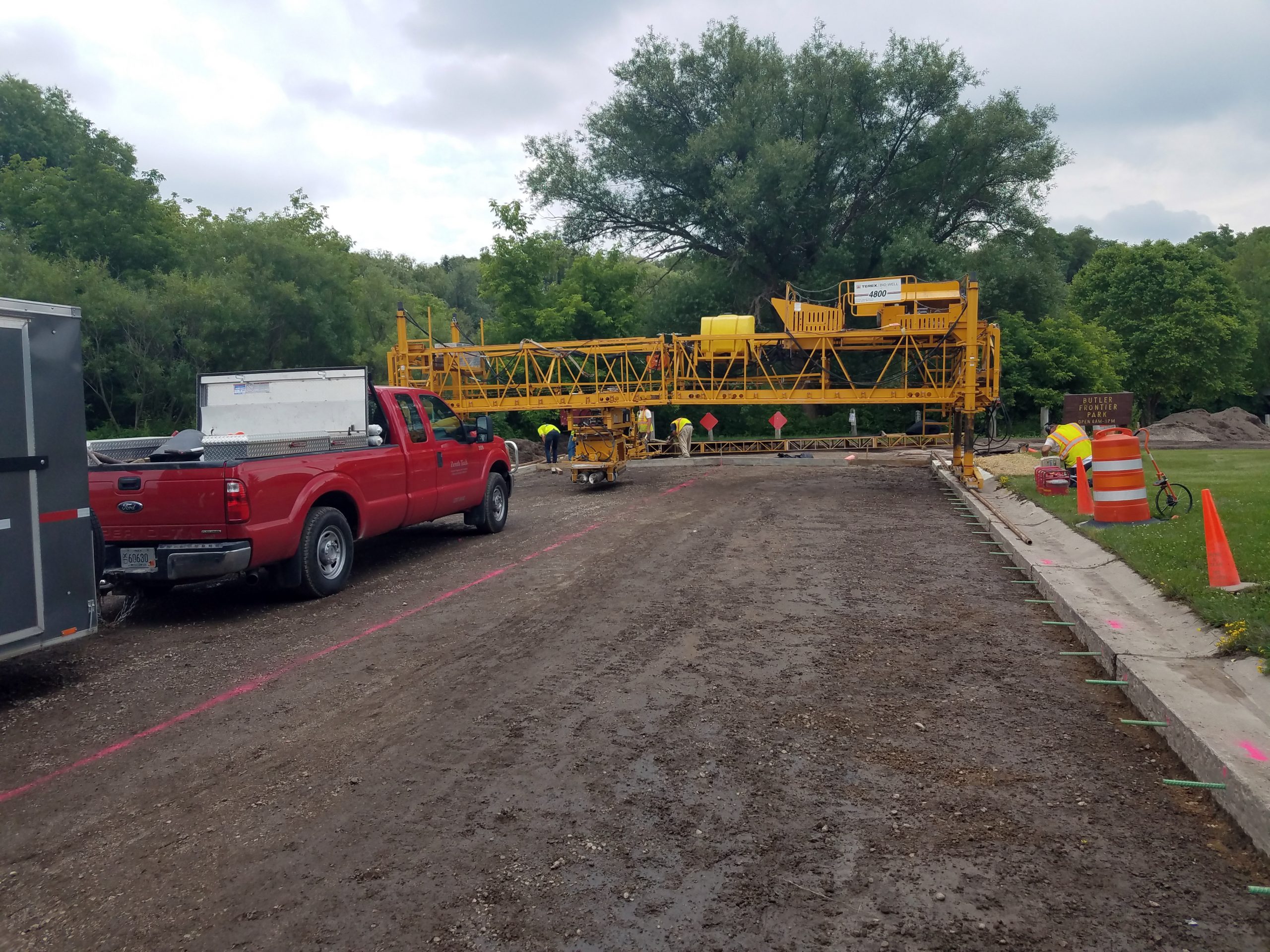 Commencing Zenith Tech Road paving