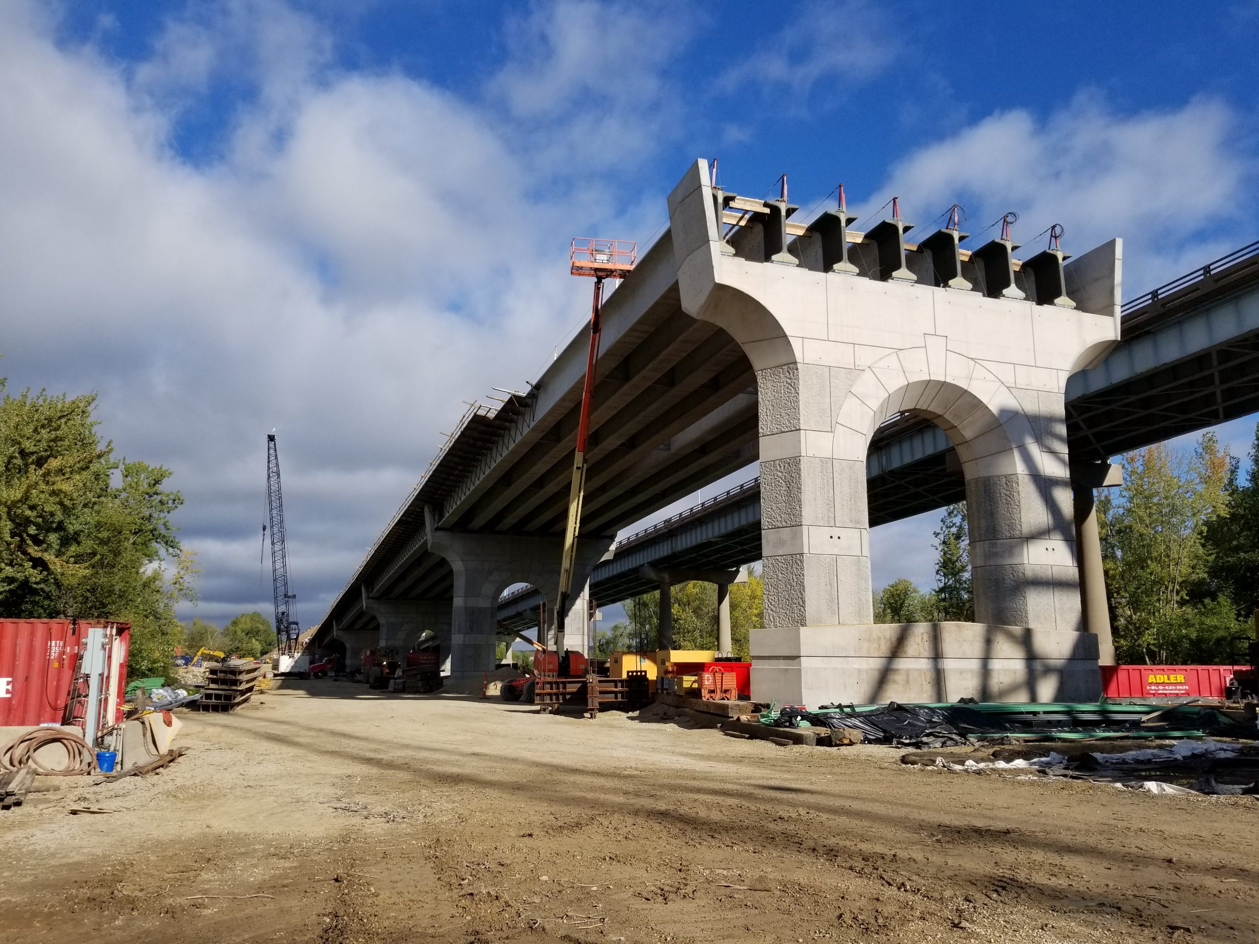 Red Wing Eisenhower Bridge of Valor on the ground