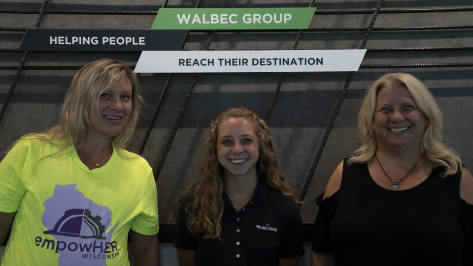 Kilah Engelke, empowHER Founder, Mackenzie Barnes, and Tracey Griffith