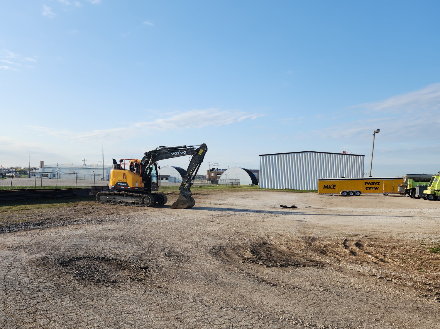 Land grading of Milwaukee County Timmerman Airport