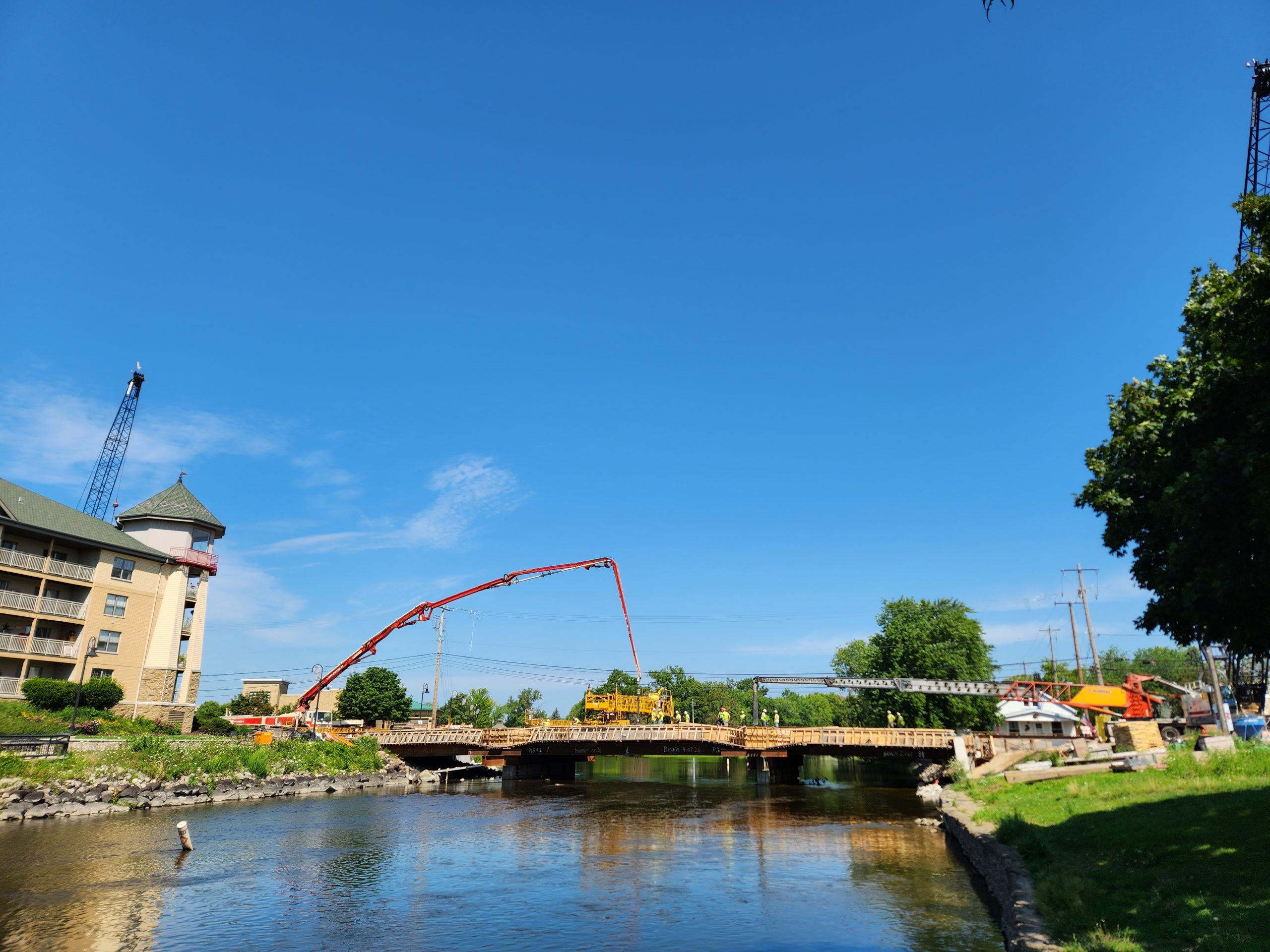 Replacement of Jefferson Street Bridge in Burlington, WI.