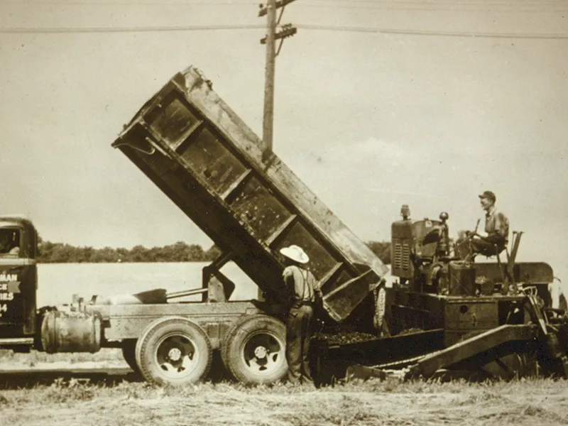 Historic construction photo