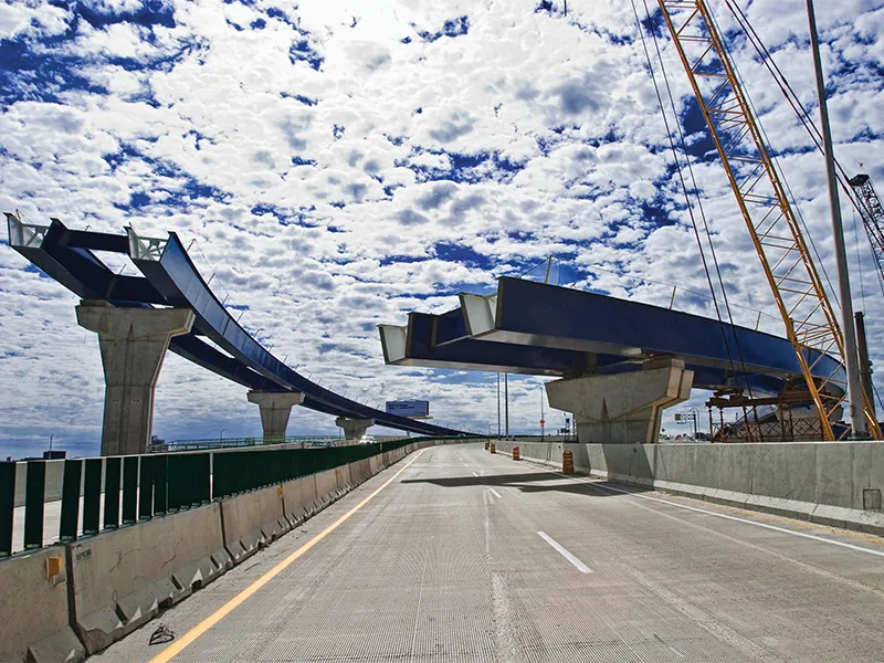Marquette interchange construction