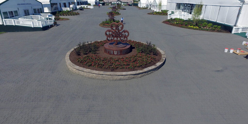 Erin Hills paved area