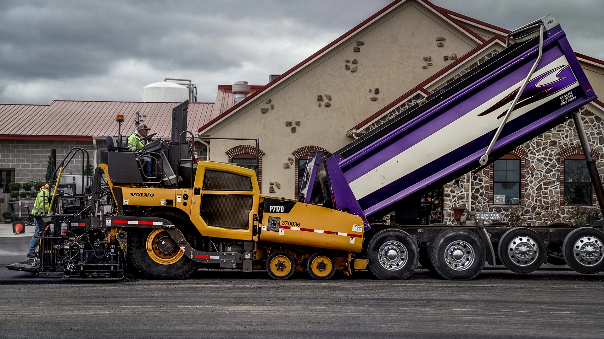 Paving of LeClare Family Creamery
