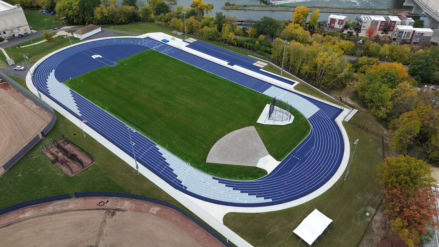 Finished results of Northeast Asphalt GC for Lawrence University Whiting Field