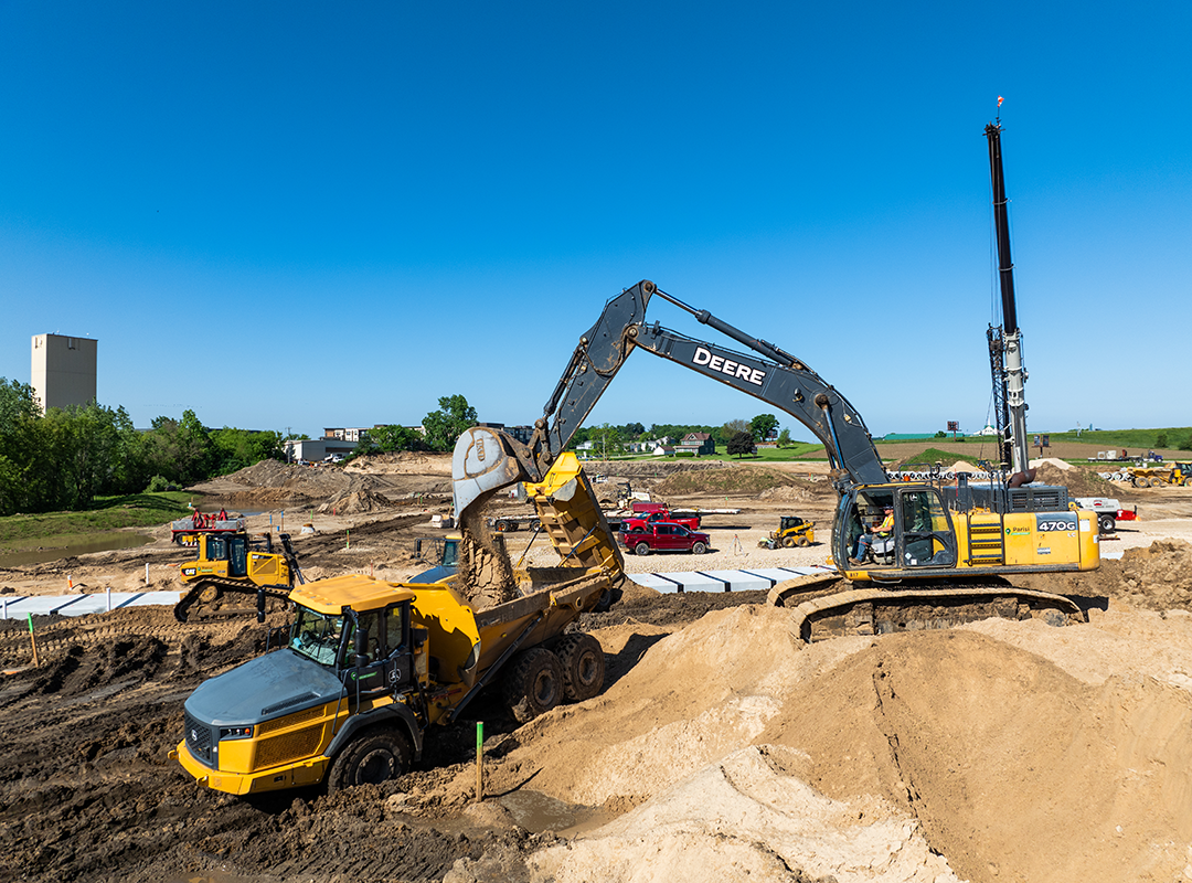 Parisi Performing Site Development at Belle Farm in Middleton, WI