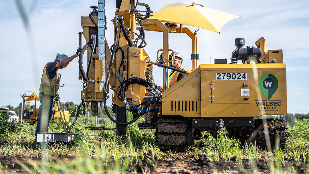 Solar post and installation in Elkhorn, WI